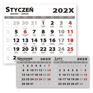 Kalendrar för tvåfaldiga kalendrar