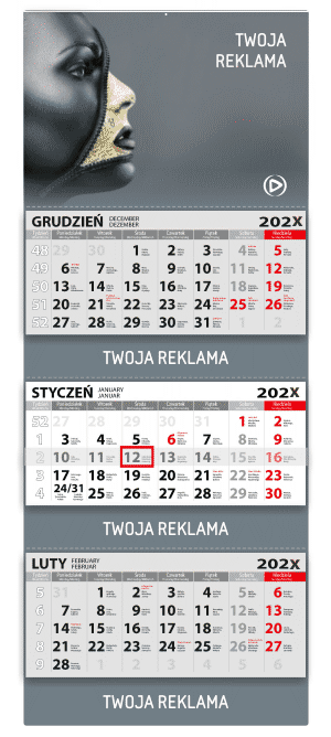 Trefaldiga kalendrar - standard (315x808)