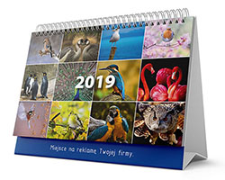 Flerpanels spiralkalenderkalender - Fåglar