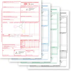 (210x297) CMR-block, 25 set (1 + 3), vitt papper, FÄRGtryck