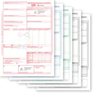 (210x297) CMR-block, 20 set (1 + 4), vitt papper, FÄRGtryck