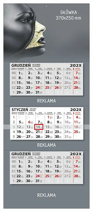 (370x880) - 3-månaders kalender max