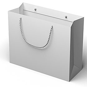 400x350x200 (A121) Laminerad papperspåse med reklamtryck